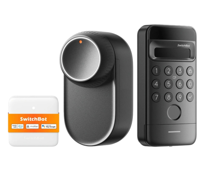 Inteligentny zamek SwitchBot Inteligentny zamek Ultra 3w1 z centralką Hub Mini Matter i k